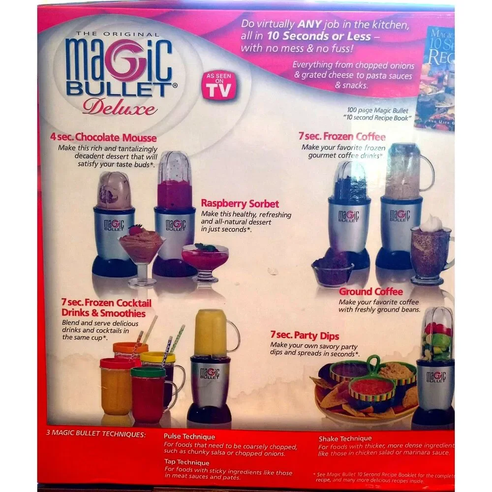 Magic Bullet deluxe set Mixer lot